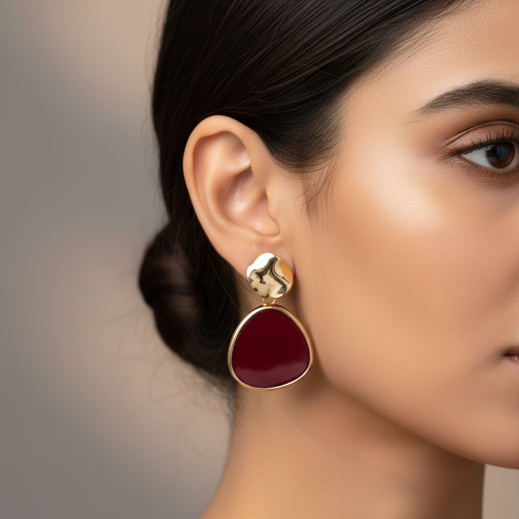 Fashion Geometric Plating Alloy No Inlaid Drop Earrings