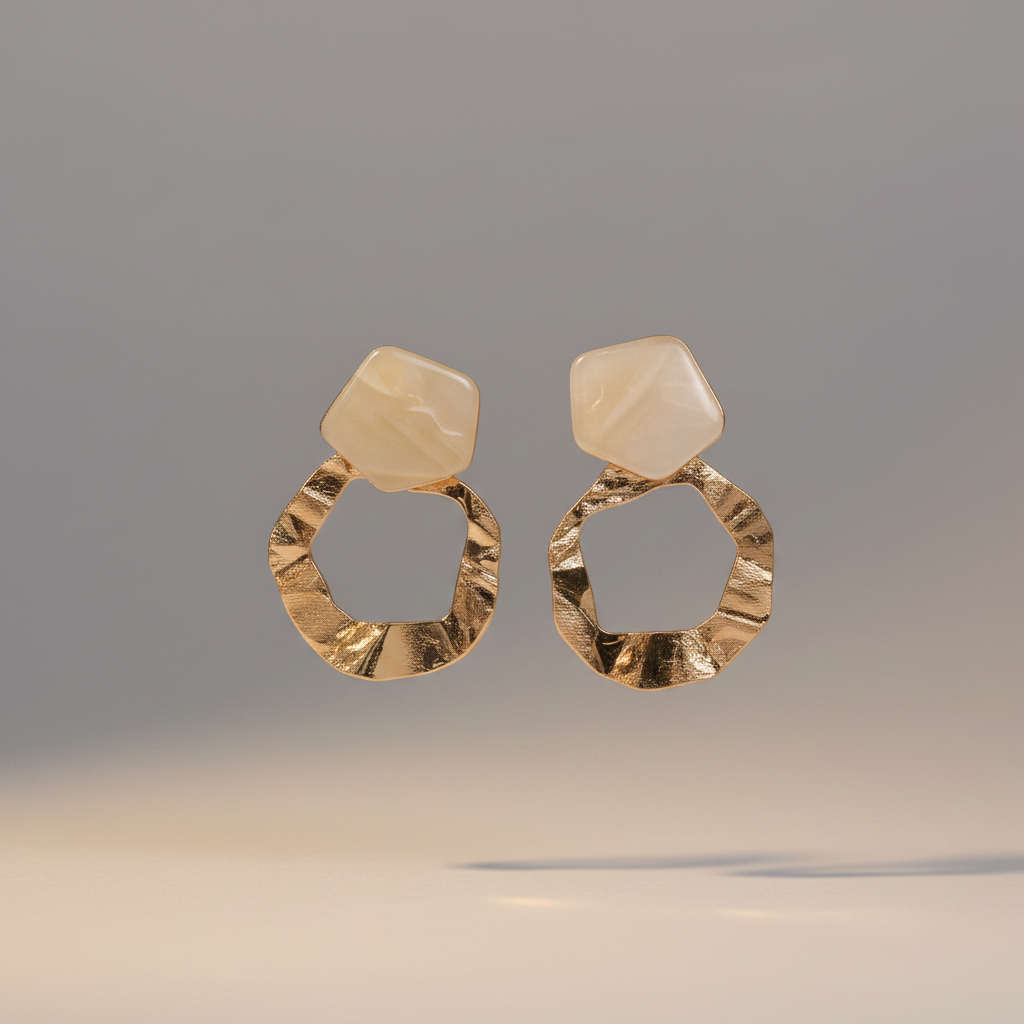 Irregular ring, Simple Tassel Earrings, High-End And Versatile Earrings Jewelry