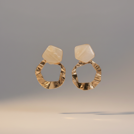 Irregular ring, Simple Tassel Earrings, High-End And Versatile Earrings Jewelry