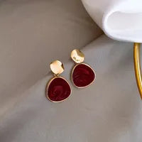 Fashion Geometric Plating Alloy No Inlaid Drop Earrings